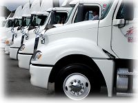 Fleet of trucks