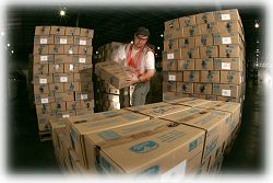 Warehousing of cartons